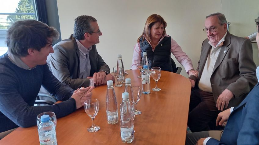 Lunghi se reunió con Patricia Bullrich en Mar del Plata