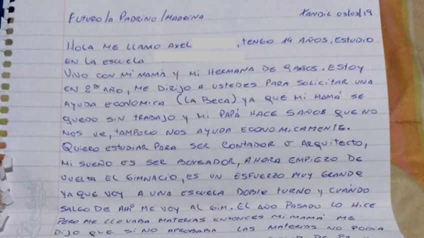 Carta De Agradecimiento A Un Padrino De Beca - Mary Kendrick ejemplo de