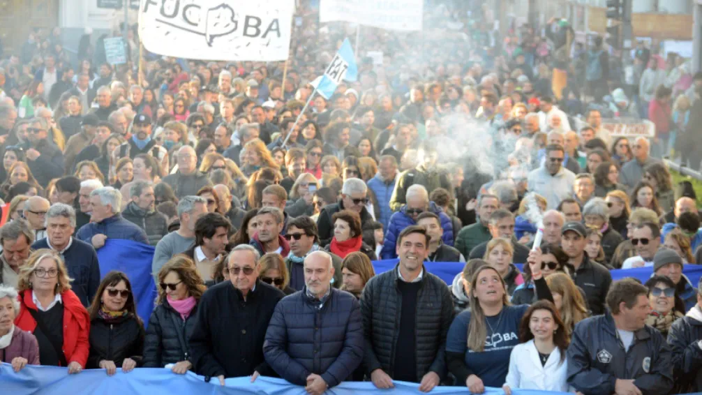 "Cada vez que ajusten y busquen desprestigiar a la Universidad Pública, nos van a encontrar marchando"