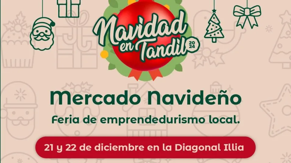 Este fin de semana Tandil tendrá su Mercado Navideño para acceder a productos locales y propuestas culturales