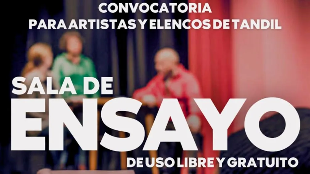 Está a disposición en Tandil una sala de ensayo de acceso libre y gratuito 