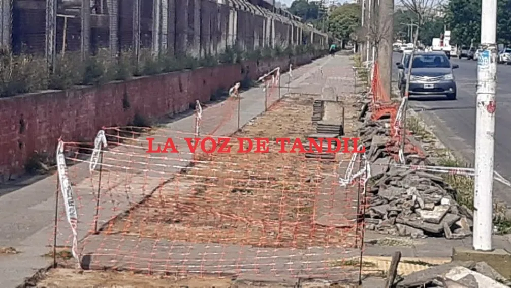 Adjudicaron la obra de reparación de veredas en Avenida del Valle entre Duffau y Beiró