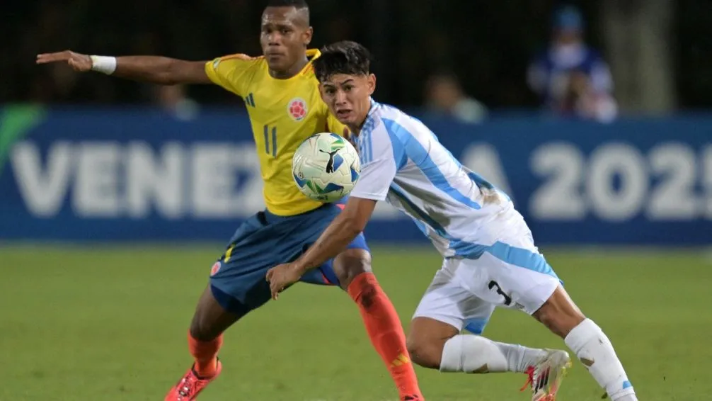 Sub 20: Argentina empató ante Colombia