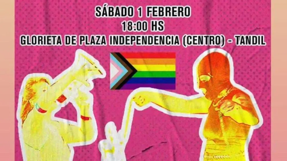 El sábado Tandil tendrá su marcha del "orgullo antifascista, antirracista, LGBTIQNB+"