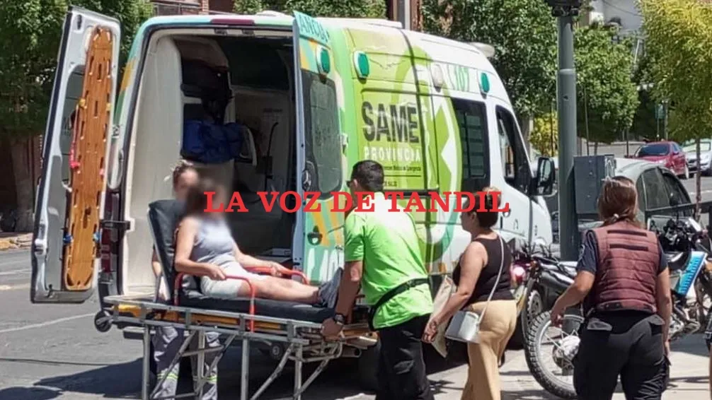 Ahora: una peatona hospitalizada tras accidente en España y Alem 