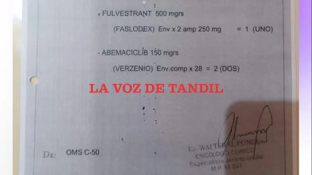 Tras la viralización, Belén Di Santoro tendrá su medicación oncológica