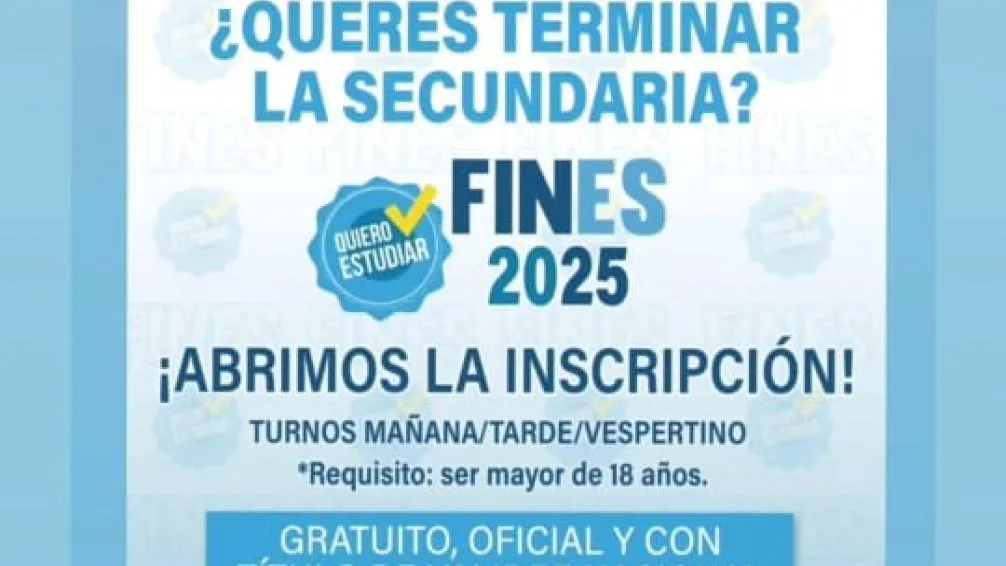 Inscripciones abiertas para finalizar la secundaria con FinEs Tandil