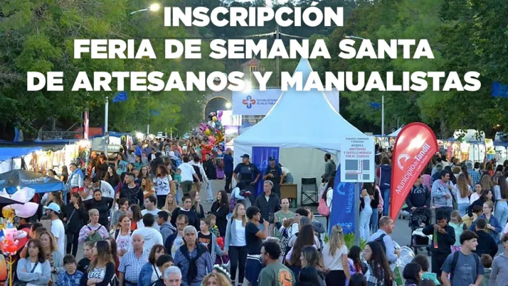 Inscripción para la Feria de Artesanos y Manualistas de Semana Santa 2025