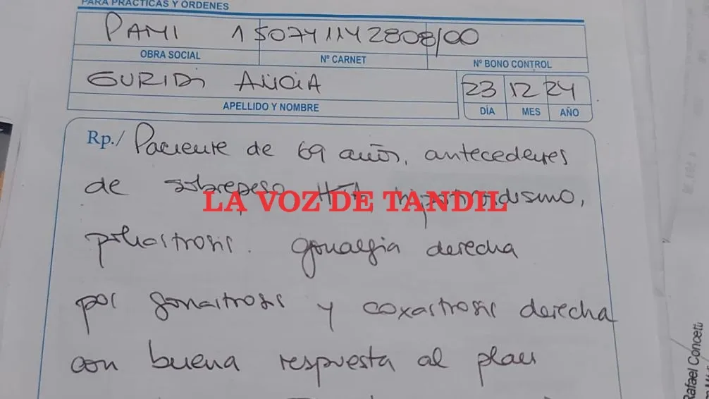 Lo echaron de "Acción Tandilense" por reclamar a PAMI la medicación para su mamá 