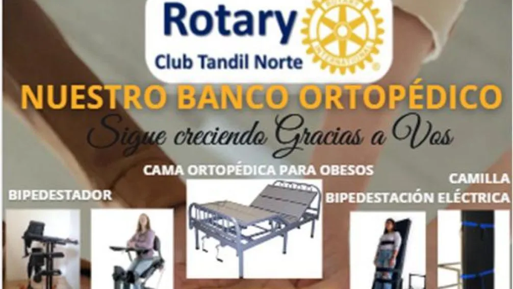 El Rotary Club Tandil Norte busca espacio para elementos del Banco Ortopédico