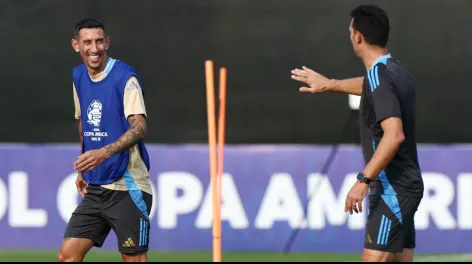 La Selección argentina se entrenó con la mira puesta en Colombia: las dudas de Lionel Scaloni para la final