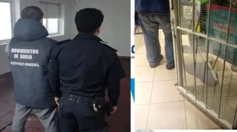 Detenido tras romper la puerta de una agencia de lotería