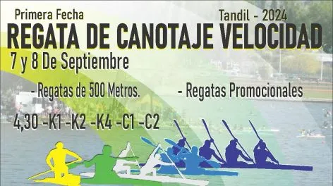 Habrá competencias de canotaje en el Dique