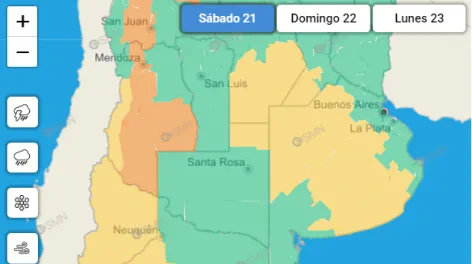 Alerta meteorológica para esta noche y la madrugada del domingo