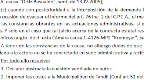 Por no contestar un informe, la Municipalidad deberá pagar las costas del abogado de una vecina 