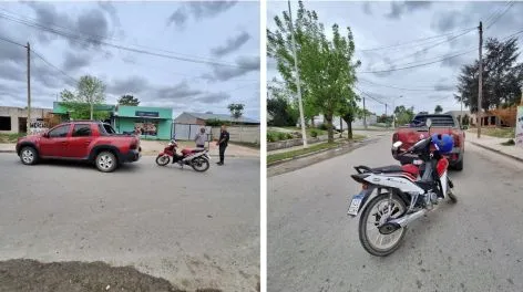 Motociclista hospitalizada luego de un siniestro vial en Ijurco al 2300