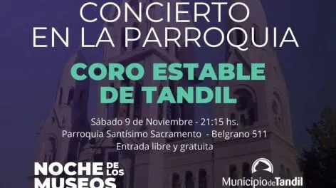 Conciertos de elencos municipales en el marco de la Noche de los Museos