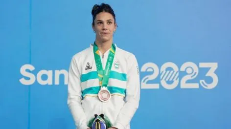 Macarena Ceballos, nadadora olímpica argentina, realizará una clínica deportiva en Tandil 