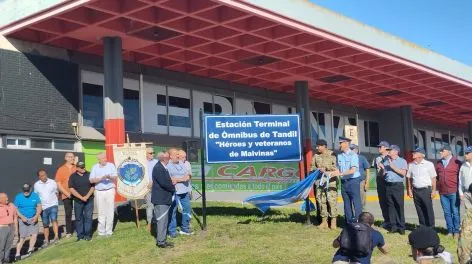 Impusieron el nombre de "Héroes y Veteranos de Malvinas" a la Terminal de Ómnibus