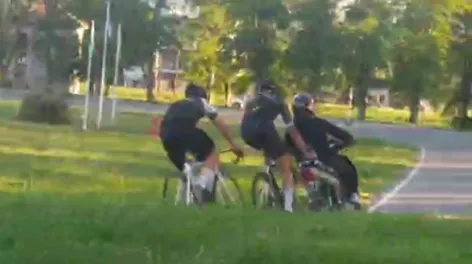 Quejas por motos que circulan en la pista de ciclismo "Ludovico Ots"