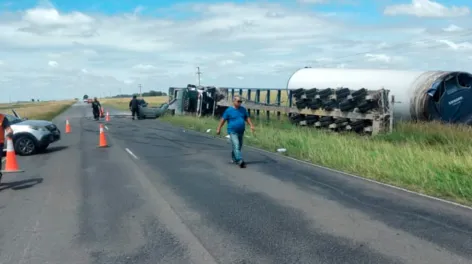 Atención: corte total en la Ruta Provincial Nº 29 por remoción de equipo eólico