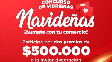 Extienden el plazo de inscripción al concurso "Vidrieras Navideñas"