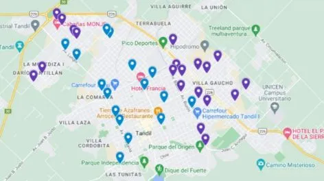 Te contamos la ubicación de los volquetes distribuidos por la ciudad