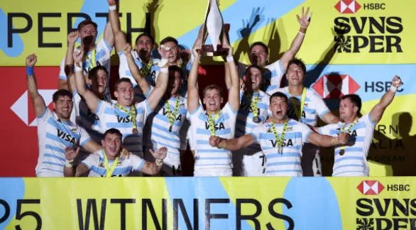 Los Pumas se consagraron campeones del Seven de Perth