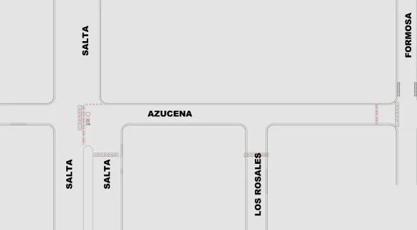 Este lunes se restringirá el tránsito en calle Azucena por inicio de obra