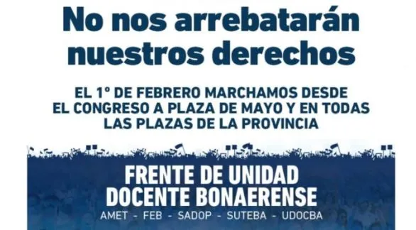 Todos los gremios docentes marcharán el sábado contra el "fascismo y los discursos de odio" 