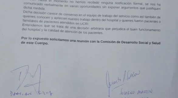 Jefes de la UCRI solicitaron una reunión con la Comisión de Desarrollo Social y Salud del HCD