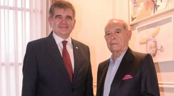 Cálido agasajo al embajador español en Argentina, Joaquín de Arístegui Laborde