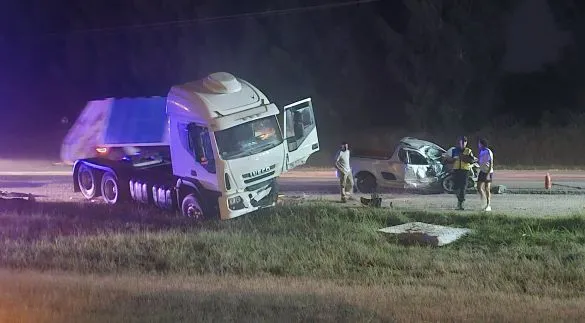 Fuerte choque rutero en 226 y Gorman