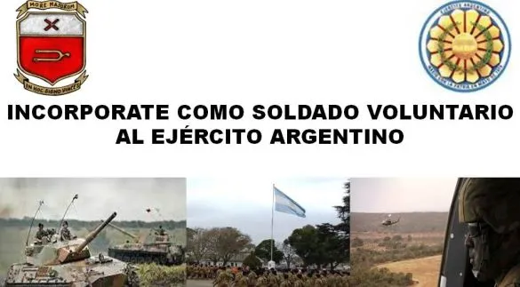 Abierta la incorporación al Servicio Militar Voluntario en la Guarnición Ejército Tandil