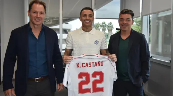 River anunció la llegada de Kevin Castaño, el segundo refuerzo más caro de la historia del club