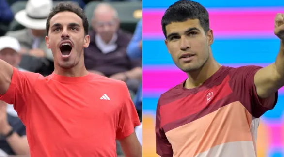 Francisco Cerúndolo se enfrenta a Carlos Alcaraz en los cuartos de final de Indian Wells